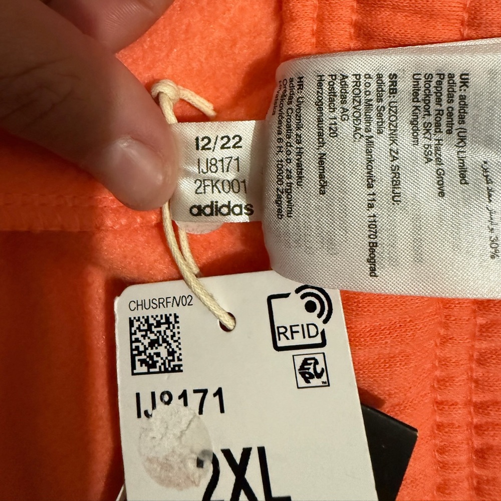 Adidas Tiro23‎ League Men's Sweat Shorts orange size 2XL IJ8171 athletic - Picture 9 of 9